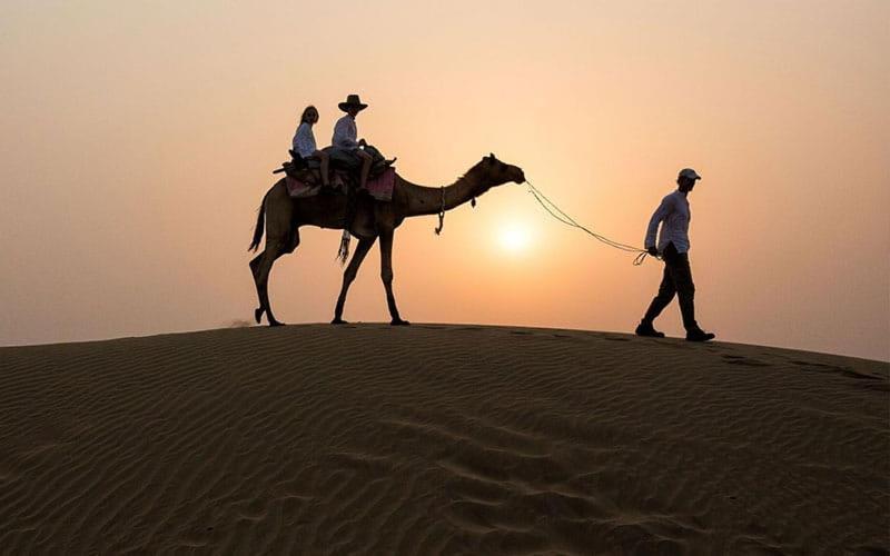 Golden Sandstone Hotel desert safari camp Jaisalmer Eksteriør billede