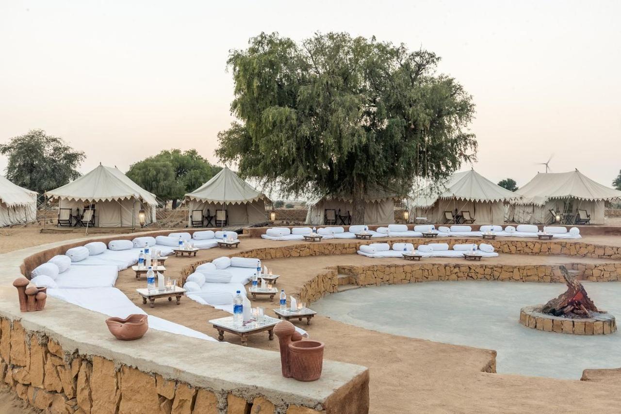 Golden Sandstone Hotel desert safari camp Jaisalmer Eksteriør billede
