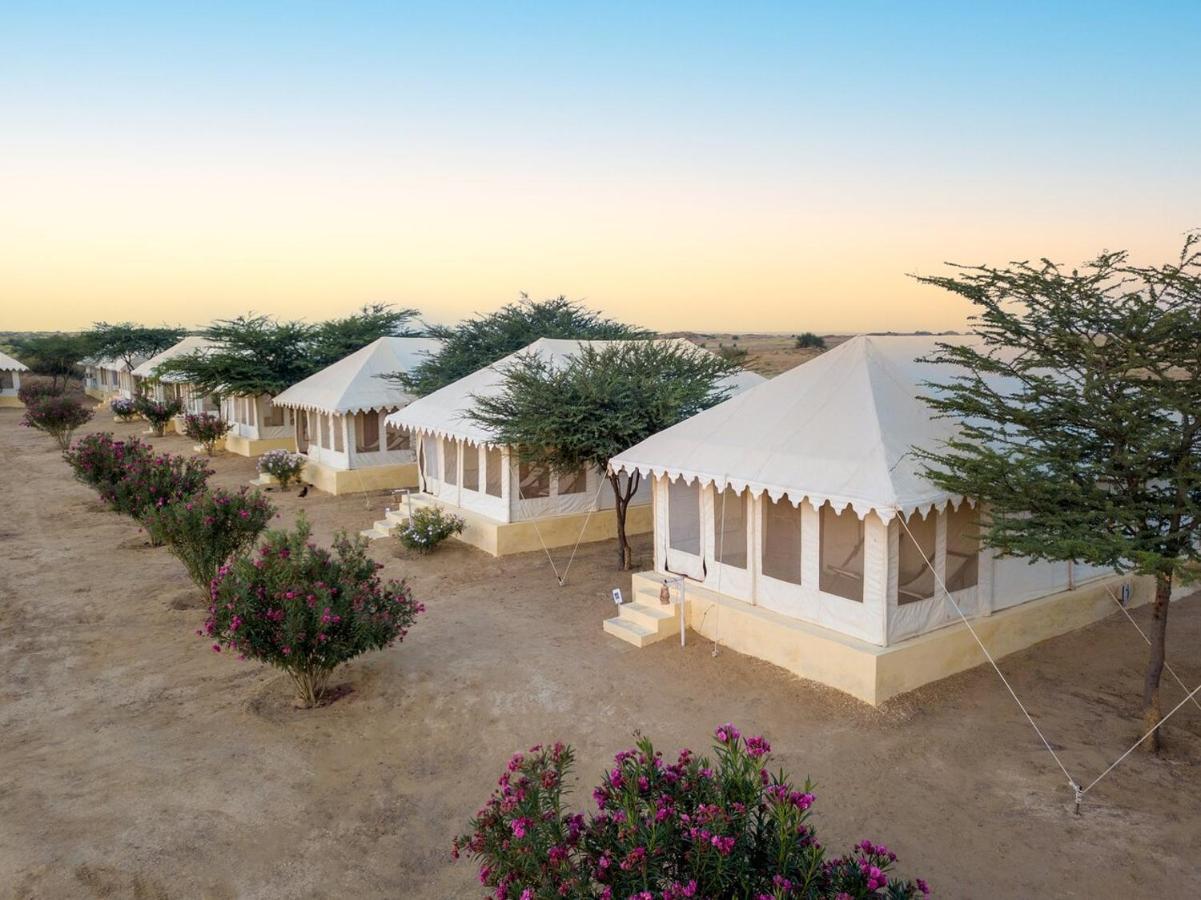 Golden Sandstone Hotel desert safari camp Jaisalmer Eksteriør billede